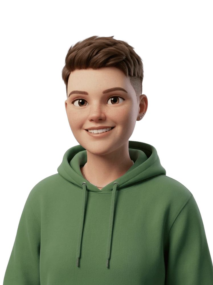 avatar charlotte dimpre émotion joie fond transparent